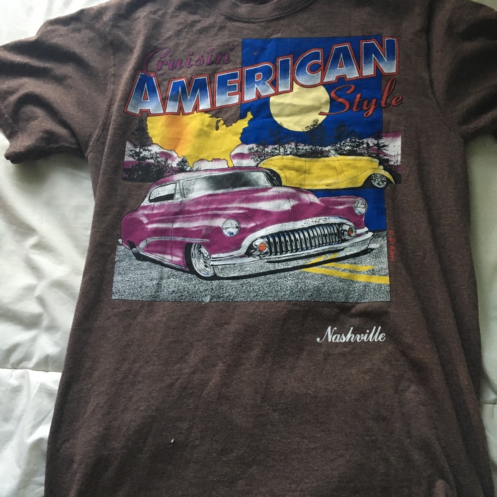 Fruit of the Loom brown tshirt